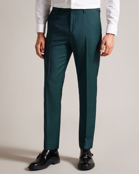 NORTHT-Trousers-With a pure Italian wool tonic and a sleek slim fit, NORTHT are pure sophistication. The front crease adds a subtle tailored edge to these trousers. Trousers Slim fit Pure Italian wool tonic Front crease Zip fastening with hook and bar Pockets Matching jacket: NORTHJ- Ted Baker Romania